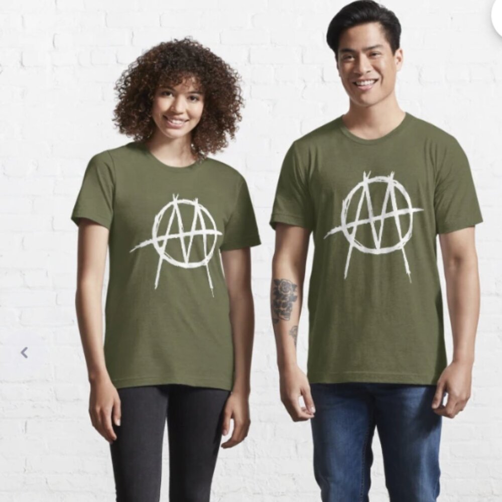 MINISTRY LOGO ARMY GREEN COTTON T-SHIRT UNISEX NEW NEVER WORN